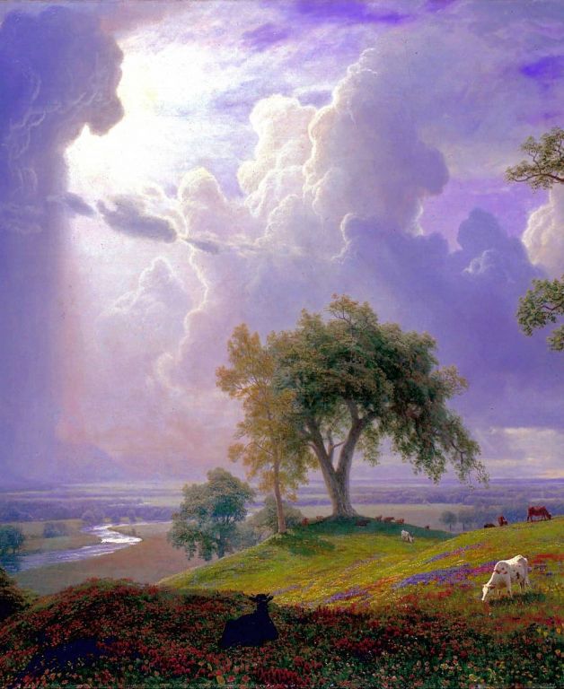 California Spring By Albert Bierstadt, Oil Painting