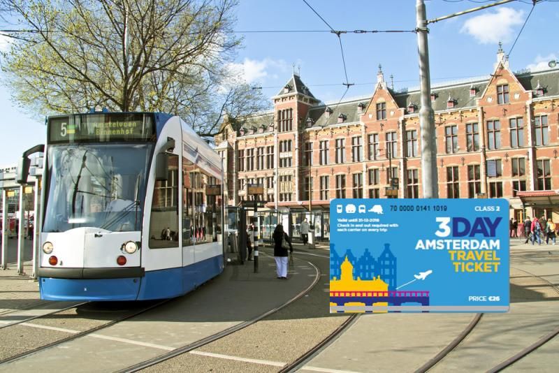 Amsterdam: Public Transport Ticket