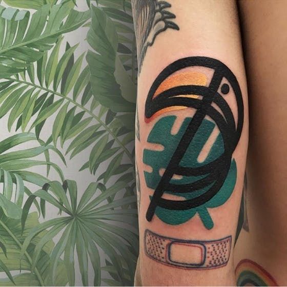 Tropical Destrutturato Style Tattoo