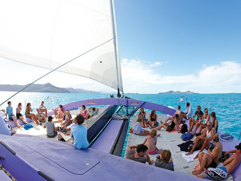 Whitsundays Full-Day Catamaran Sailing Adventure from Airlie