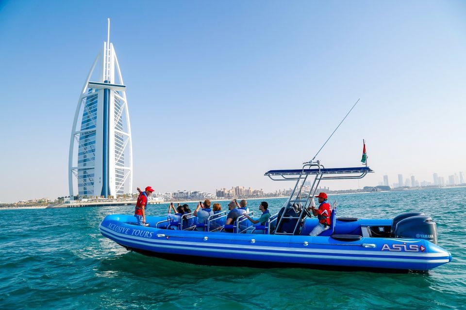 Dubai Speedboat Tour: Marina, Atlantis, Palm & Burj Al Arab