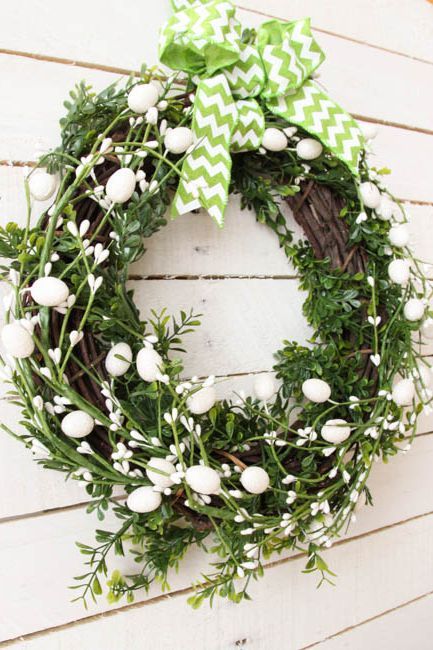 13 DIY Easter Wreaths You'll Want To Keep Up All Spring