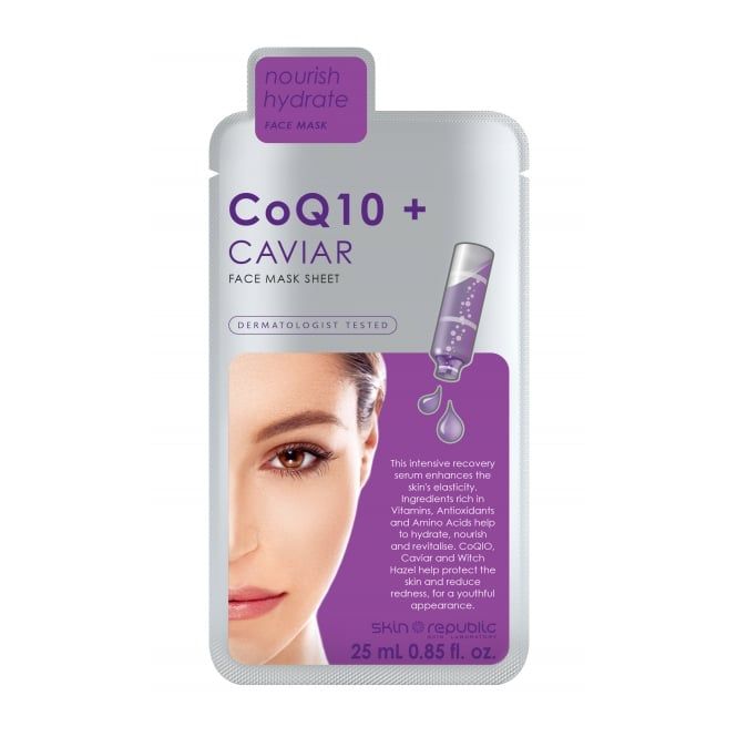 Skin Republic CoQ10+Caviar Nourish Hydrate Face Mask 25ml Sachet