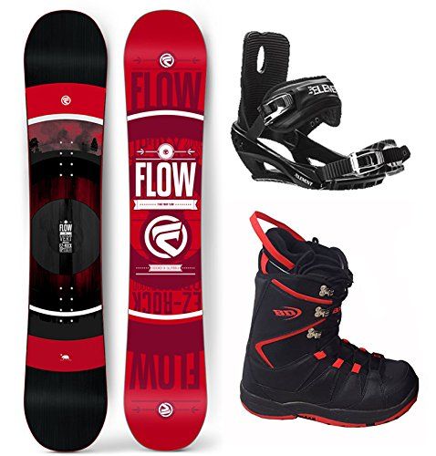 Flow 2019 Vert 158 Wide Men's Complete Snowboard Package