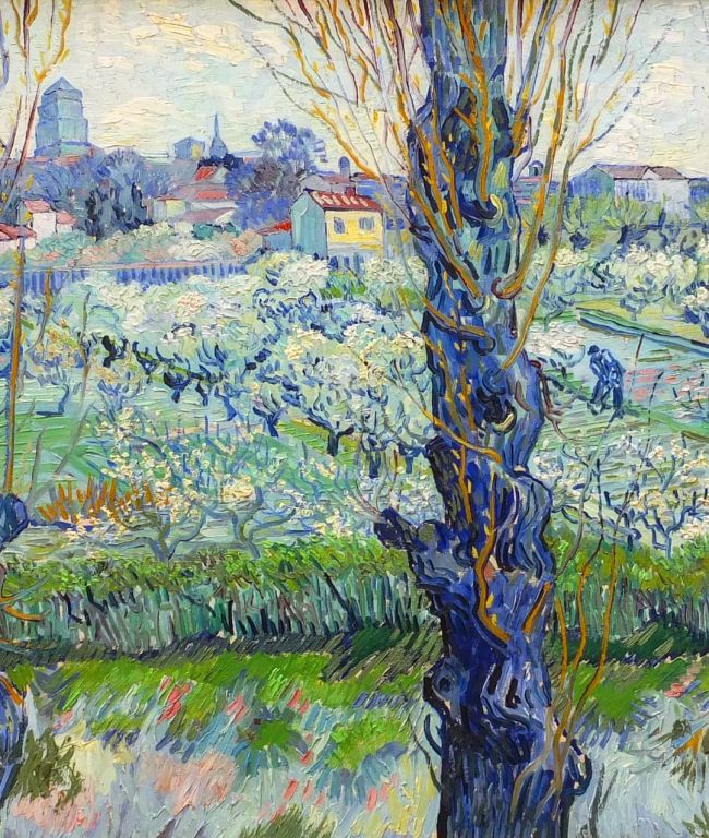 Flowering Orchards By Vincent van Gogh, Oil Painting