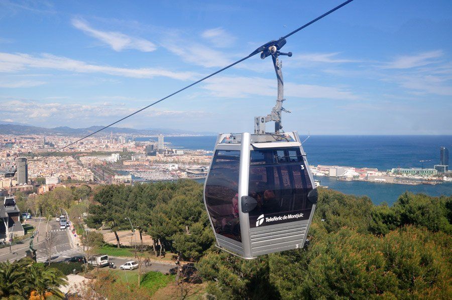 Barcelona’s Montjuic Cable Car Ride: Round Trip Ticket
