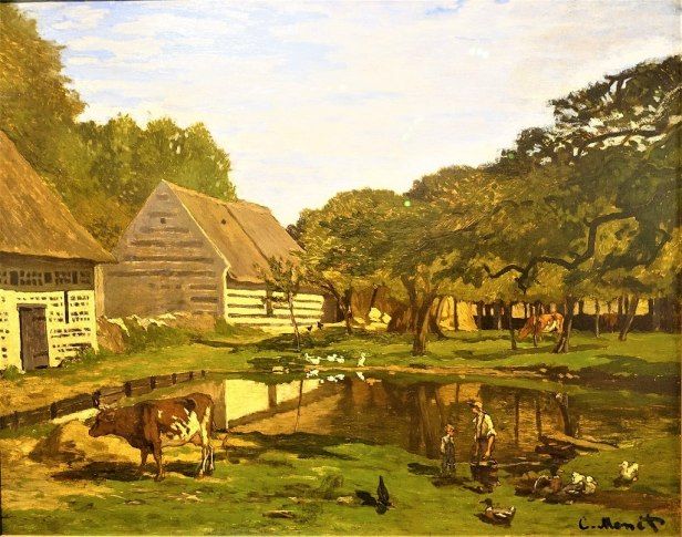 Farmyard in Normandy By Claude Monet, Oil Painting