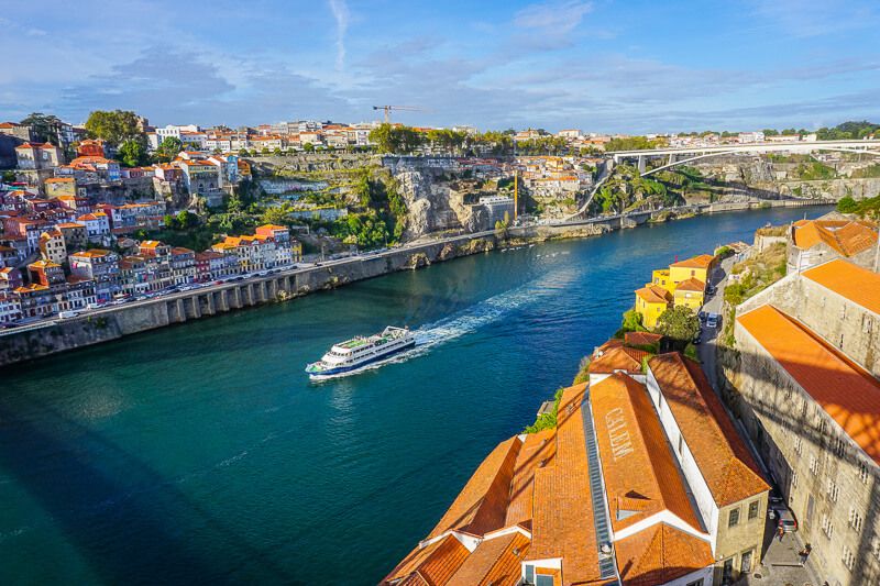 porto city train tour river cruise & wine cellar