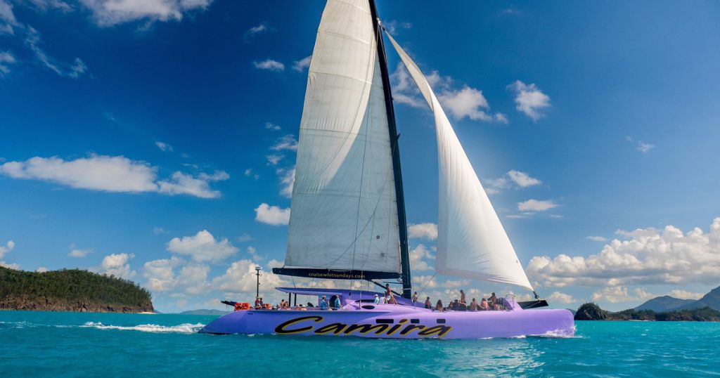 Whitsundays Full-Day Catamaran Sailing Adventure from Airlie