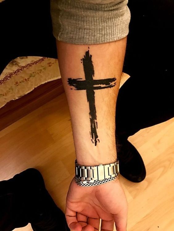 Top 30 Cross Tattoos For Men  Lazy Penguins