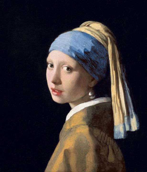Girl With A Pearl Earring By Johannes Vermeer, Oil Painting