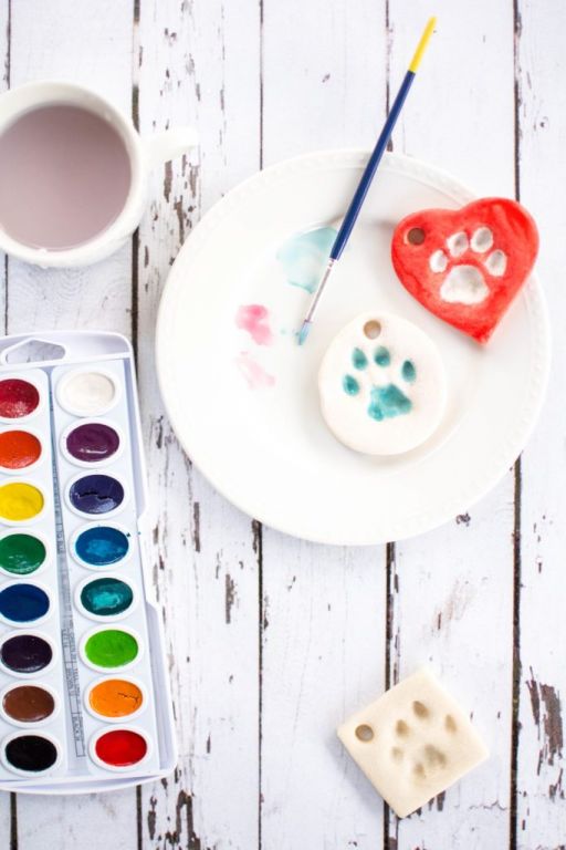 DIY Paw Print Ornament