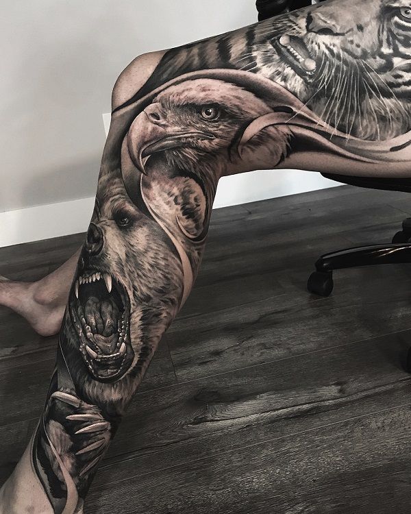 9 Realistic Tattoos by Greg Nicholson